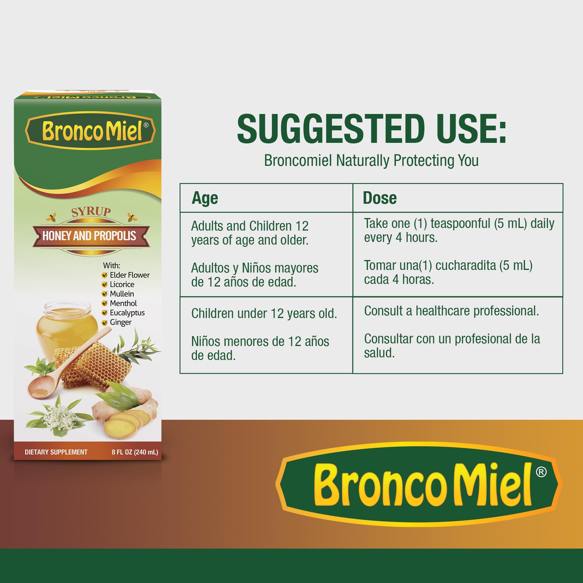 BRONCOMIEL Ingrédients: bouillon-blanc et autres herbes, profil naturel.