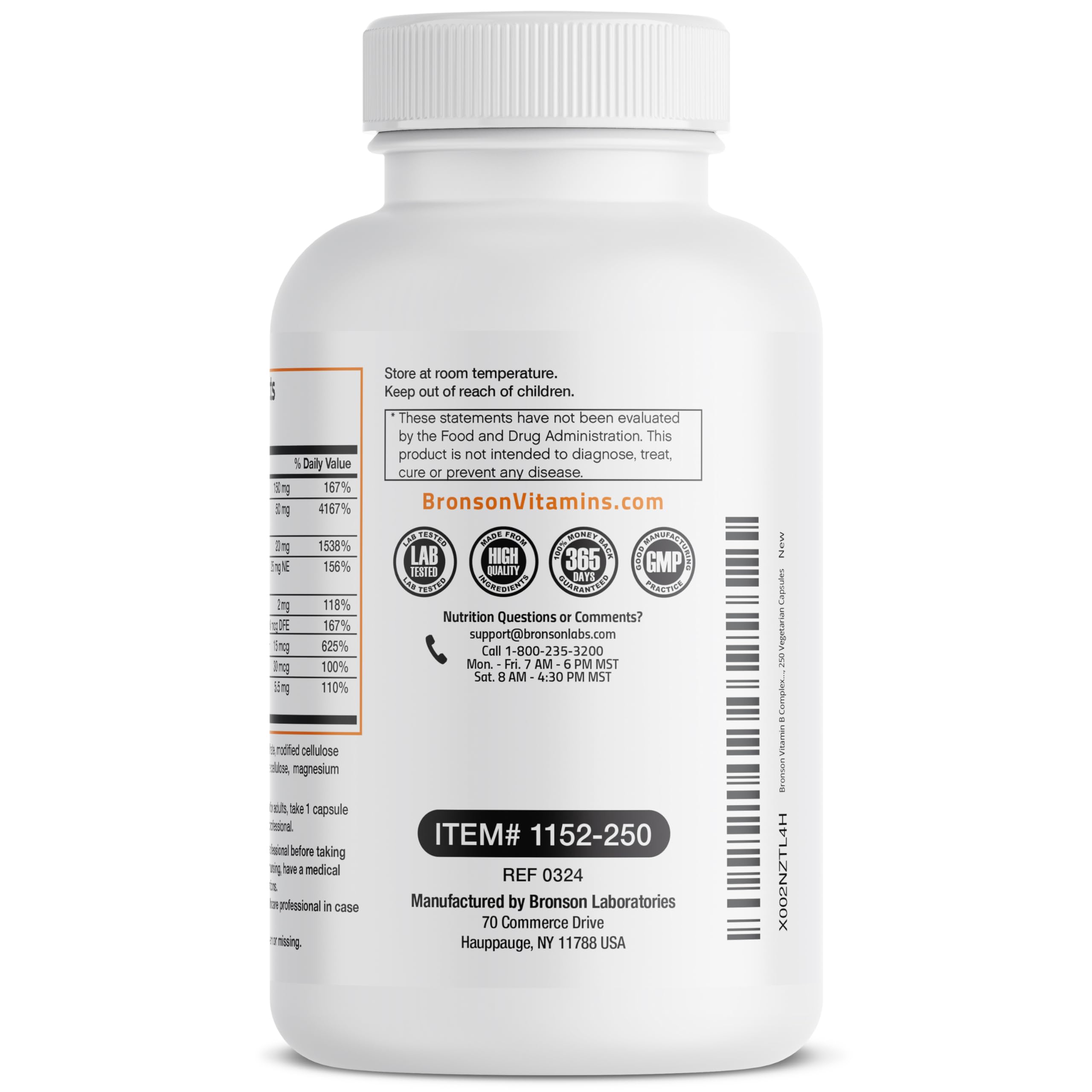 Bronson B Complex – utilisation quotidienne idéale pour un mode de vie actif.