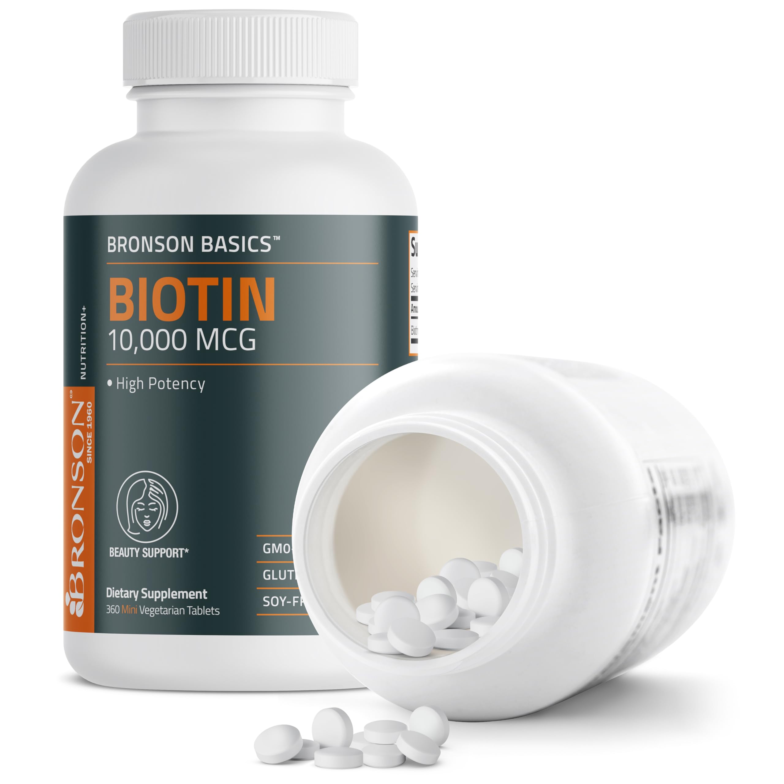 Bronson Biotin certifié cGMP, fabriqué à New York.