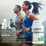 Bronson Boron 3 mg – emballage clair démontrant le contrôle qualité.