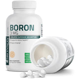 Bronson Boron 3 mg – packaging indiquant la conformité cgmp.