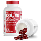 Bronson bouteille krill, présentation pratique et stockage facile.