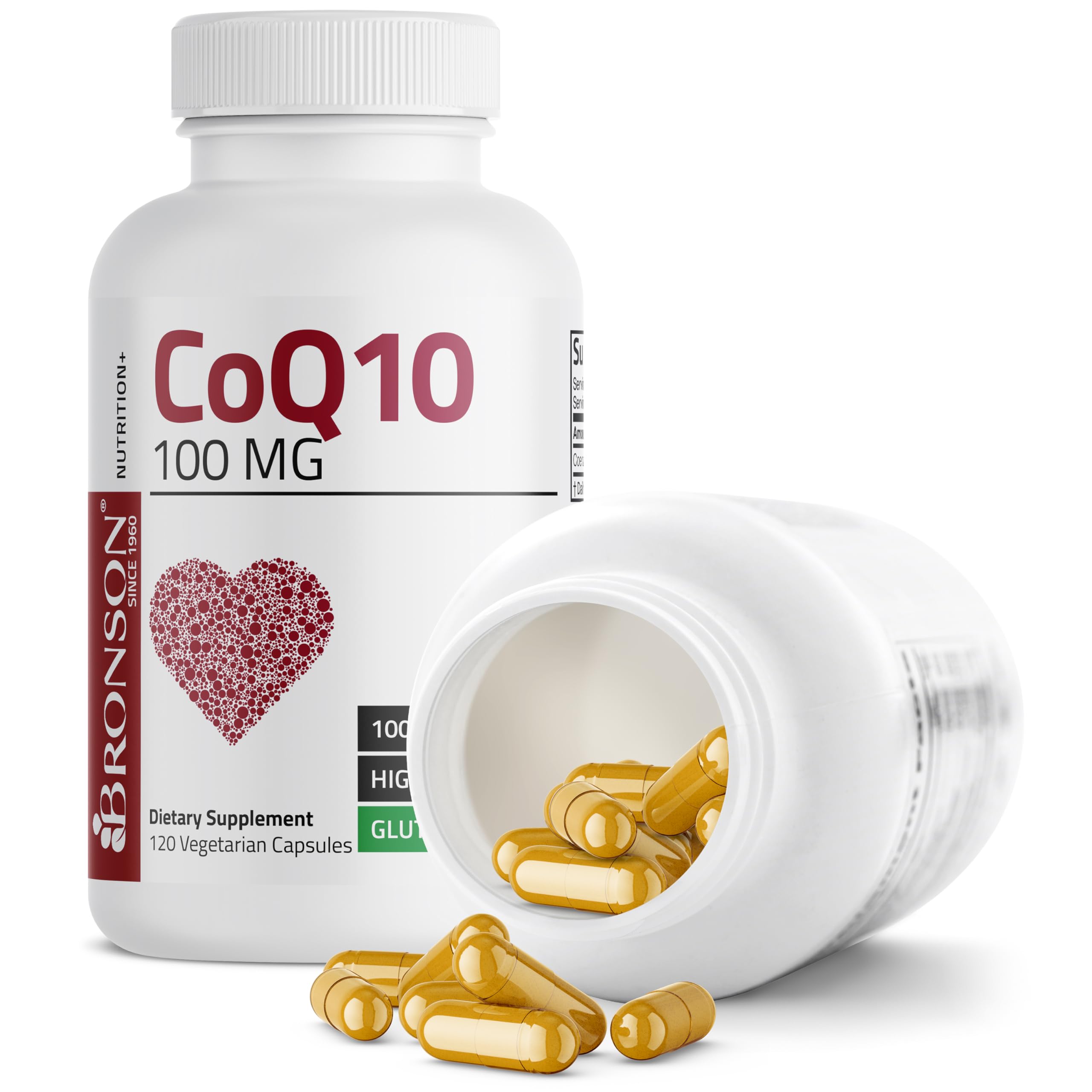 Formule sans gluten Bronson CoQ10 100 mg