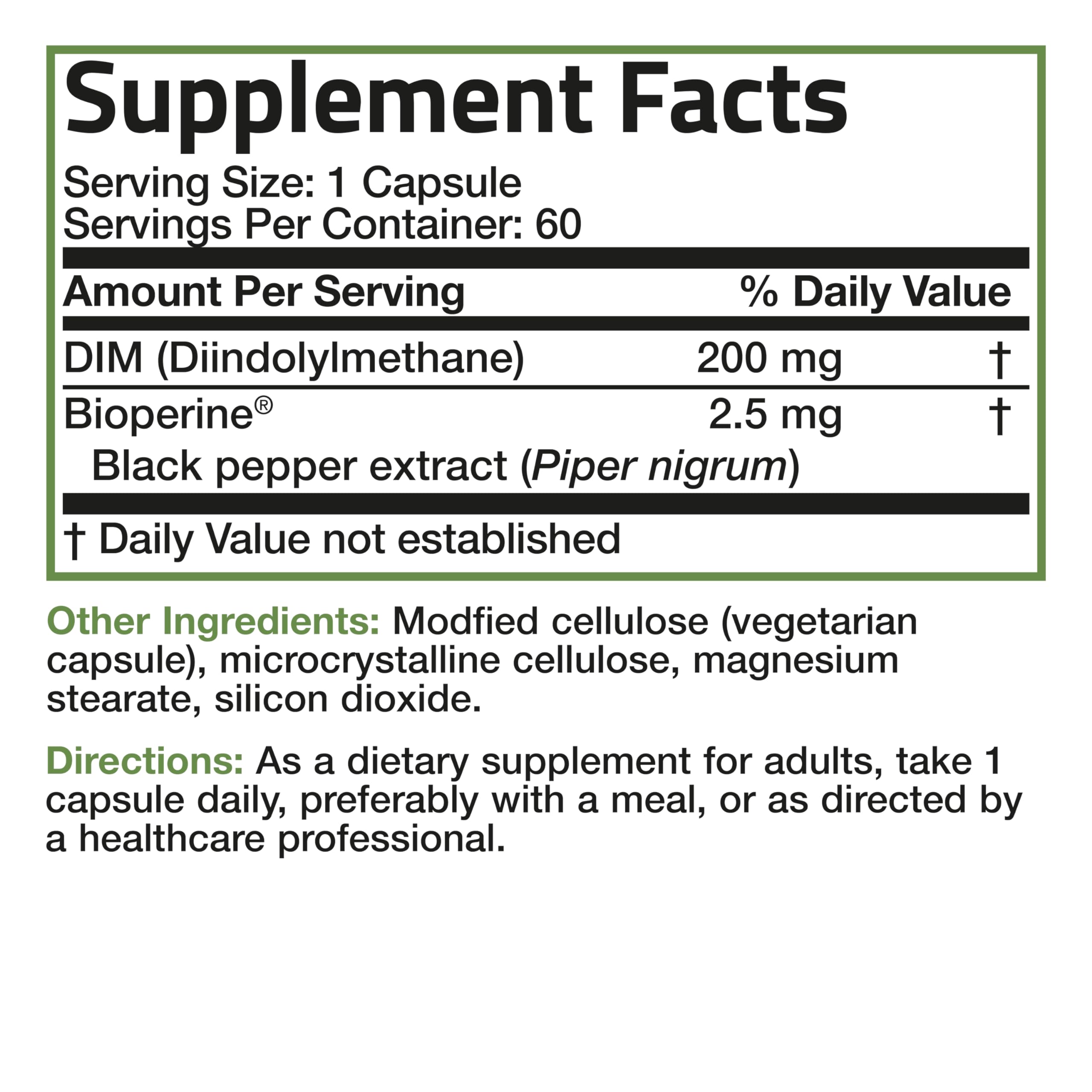 Bronson DIM 200 MG - emballage non-GMO et fabrication professionnelle.