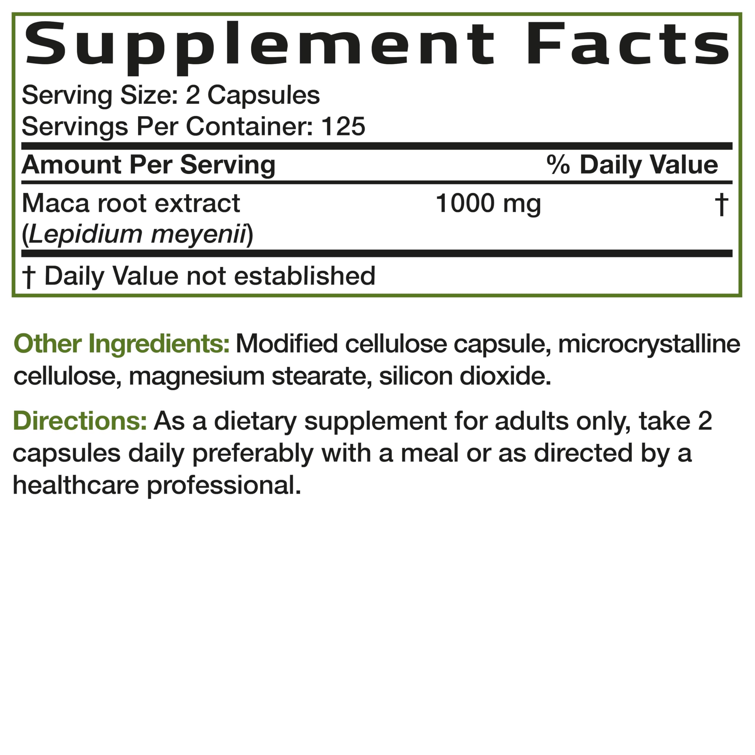 Bronson Maca: capsules sans soja pour routine pratique.