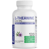 Bronson L-Theanine 200 mg — capsules faciles à avaler pour une détente ciblée.