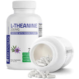 Bronson L-Theanine 200 mg – Emballage sans OGM et sans gluten
