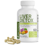 Bronson Liver Detox, bouteille chardon-marie, soutien potentiel du foie au quotidien.