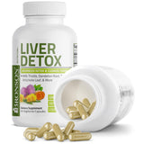 Bronson Liver Detox, composition-vegetale, mélange d'ingrédients naturels.