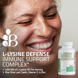 Bronson L-Lysine Defense – bouchon et capsule facile à avaler