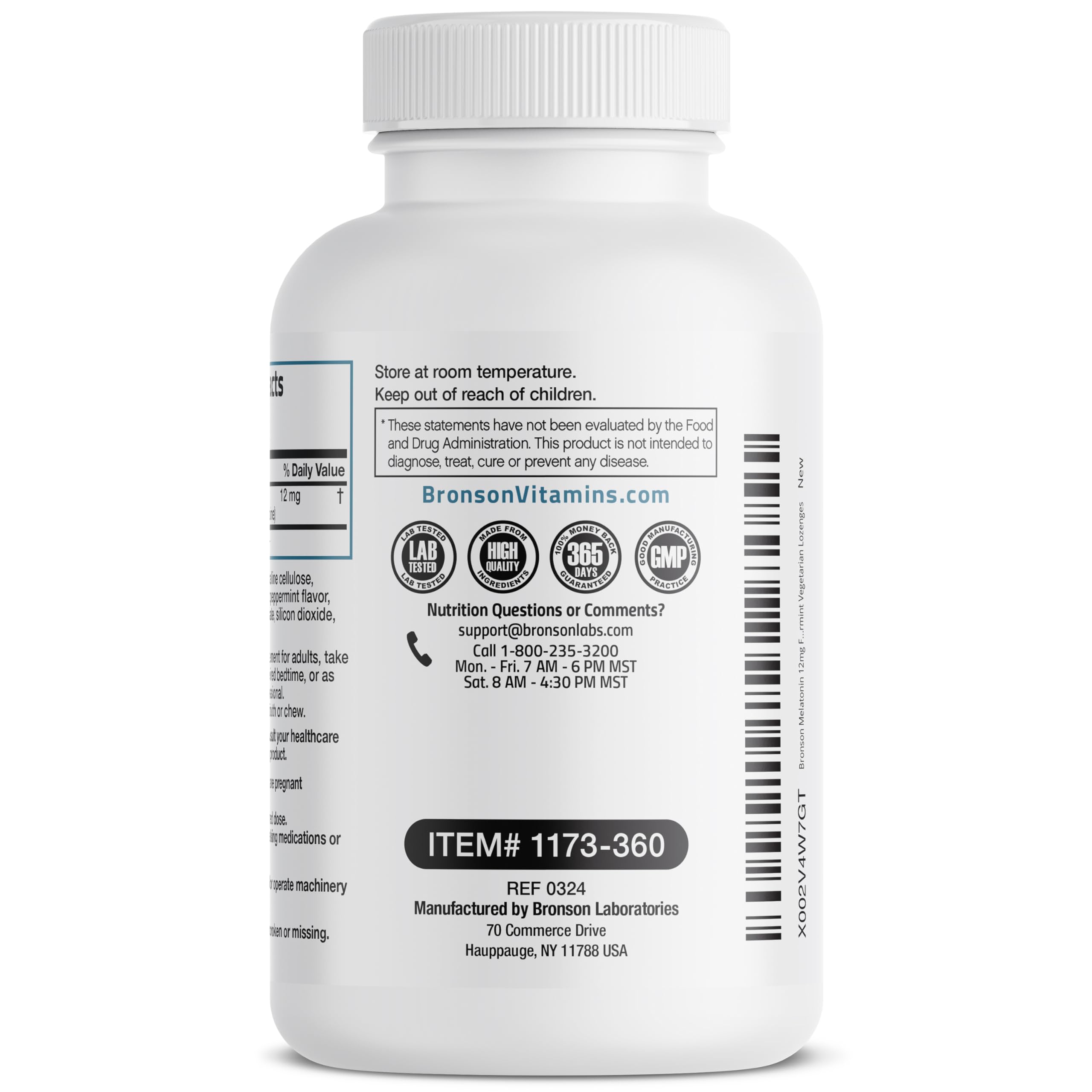 Bronson Mélatonine 12 mg – dosage pratique pour des prises discrètes.
