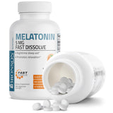 Saveur orange douce Bronson melatonine pour calmer avant le coucher