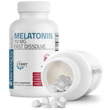 Bronson Mélatonine soutien sommeil naturel, peut favoriser des réveils plus frais.