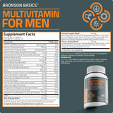 Bronson Multivitamine pour Homme – boîte et emballage soignés, prêt à être utilisé.
