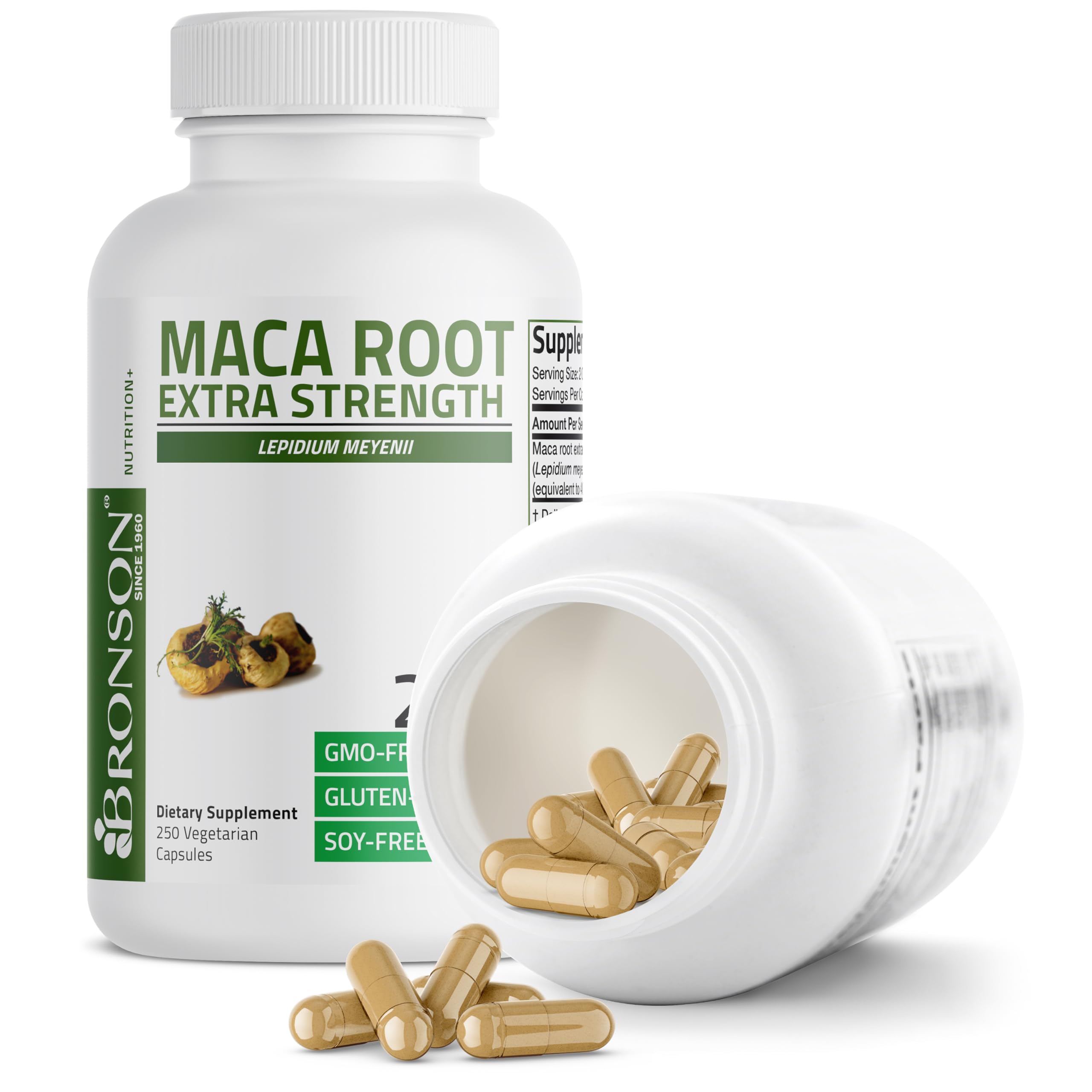 Bronson Maca Lepidium Meyenii: standard cGMP garantit pureté.