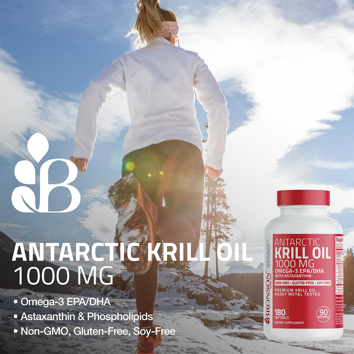 Bronson Omega-3 EPA/DHA et phospholipides en gélule pratique
