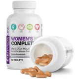 Gros plan sur les comprimés Bronson One Daily pour femmes 50+