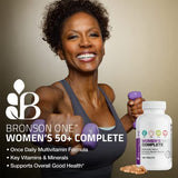 Bronson ONE Quotidien Femmes 50+ – bouteille sur fond blanc pour visualisation nette
