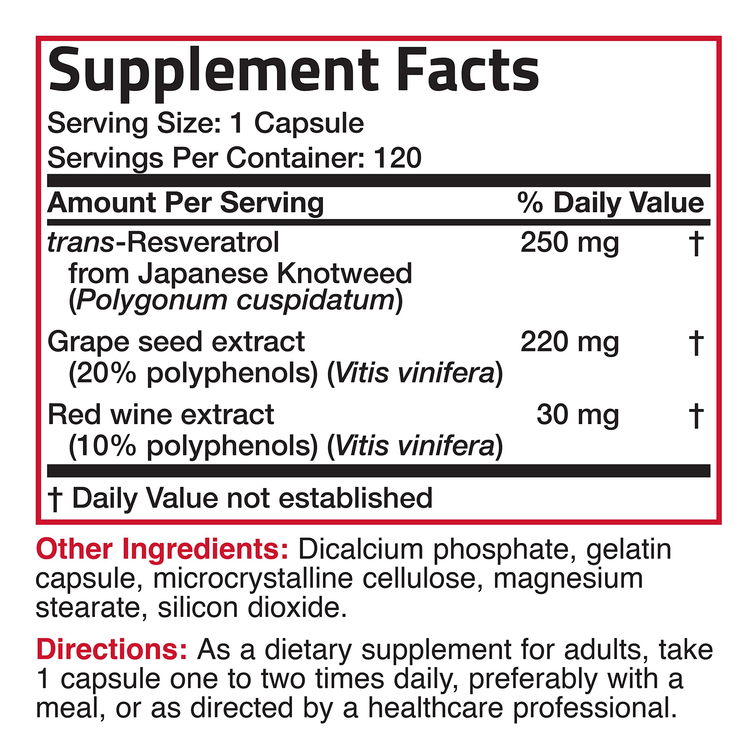 Bronson Resveratrol 500 Complex – gros plan sur les gélules et leur texture.