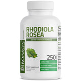Bronson Rhodiola Rosea capsules végétariennes, soutien du stress et de l'humeur.