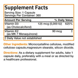 Bronson Sans gluten et sans soja — Capsule K2 D3 en bouteille