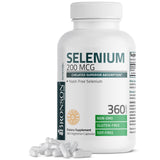 Bronson Selenium 200 mcg, bouteille emballage, référence fiable pour la supplémentation quotidienne