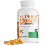Bronson Super B100 : bouteille et étiquette visibles pour un apport en vitamines B.