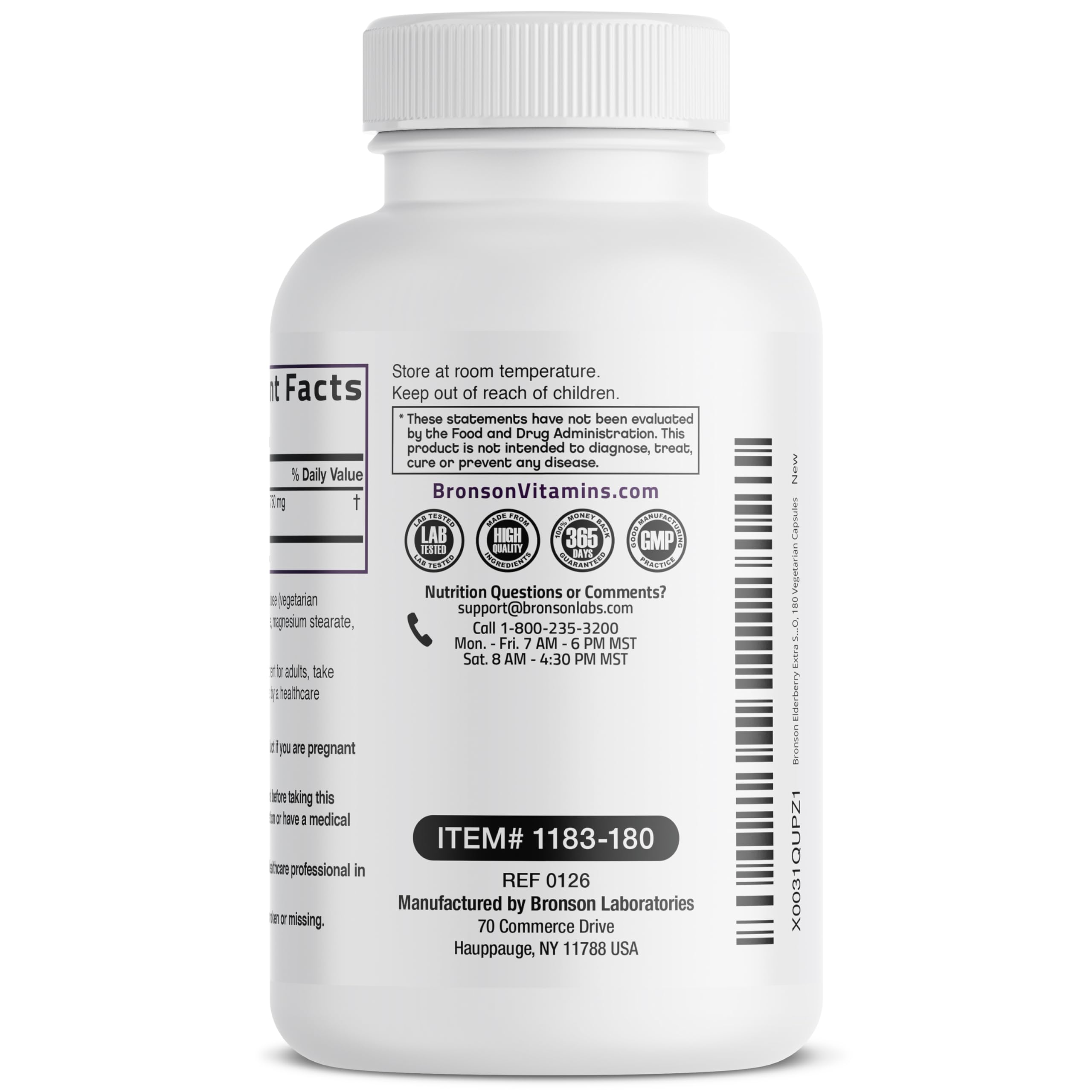 Bronson Sureau Noir Extra Strength – emballage respectueux de l'environnement et pratique