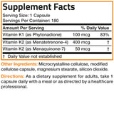 Bronson Vitamin K Triple Play — utilisation simple dans une routine bien-être.