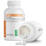 Bronson Vitamine B6 100 mg — usage quotidien, soutien du métabolisme et du bien-être.