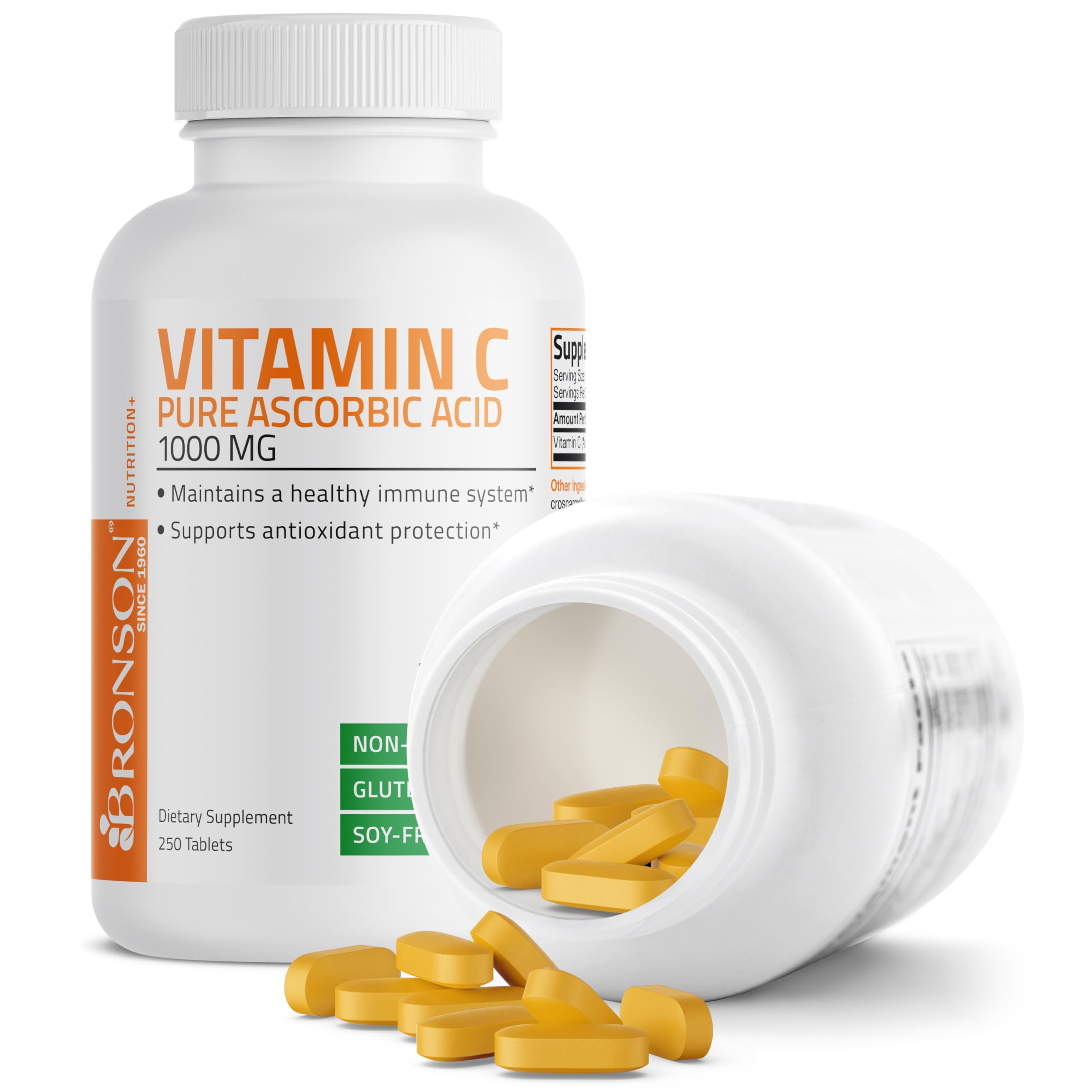 Bronson Vitamin C 1000mg – Vue d’un laboratoire certifié cGMP.