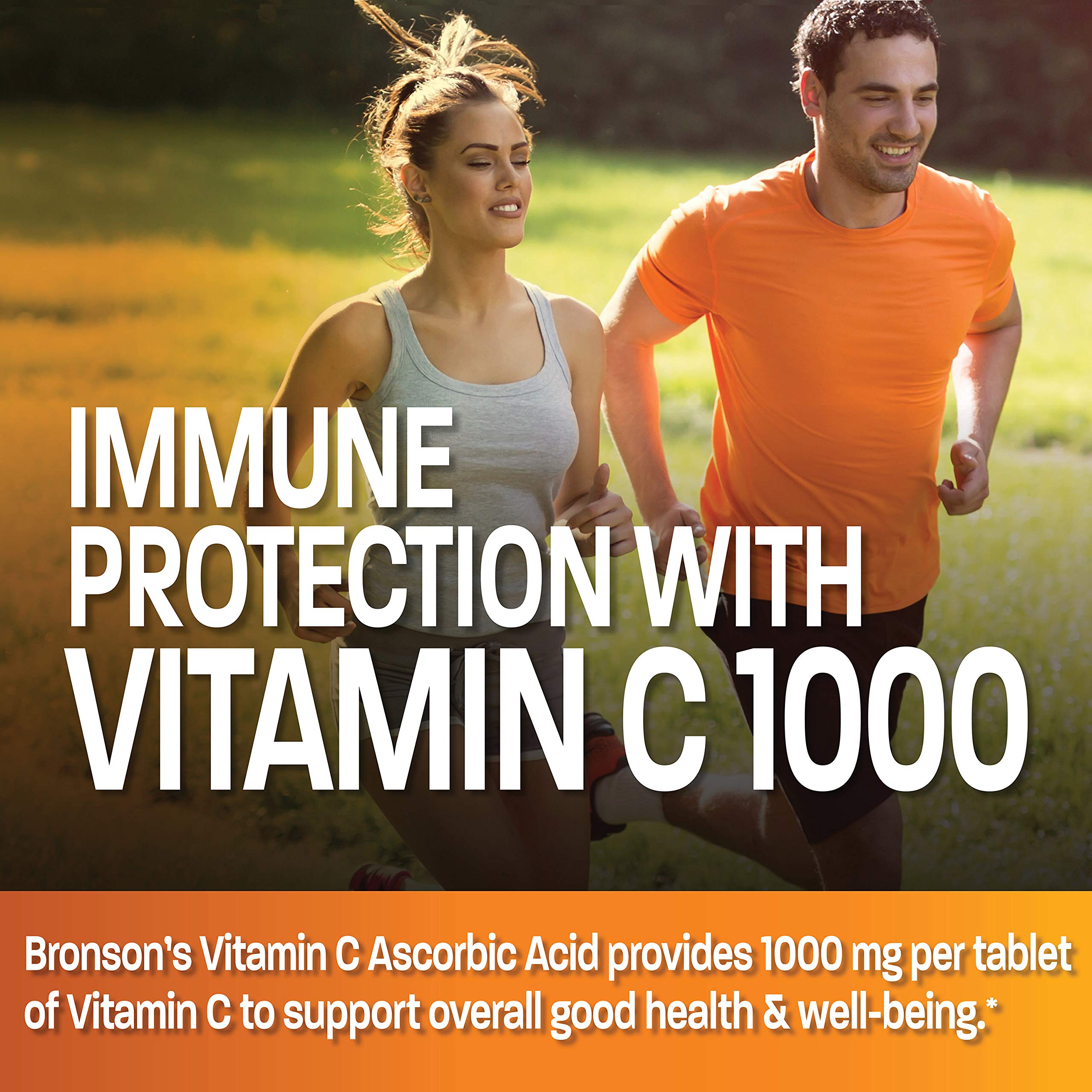 Bronson Vitamin C 1000mg – Vue produit et emballage pour référence.