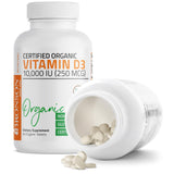 Bronson Vitamine D3 10000 UI - label USDA: garantie de qualité et traçabilité