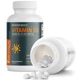 Bronson Vitamine D3 5000 UI – formulation sans gluten.