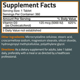 Bronson Vitamine D3 5000 UI – usine certifiée New York, production fiable.