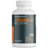 Bronson Vitamine K2 MK7 – tablettes faciles à prendre quotidiennement.