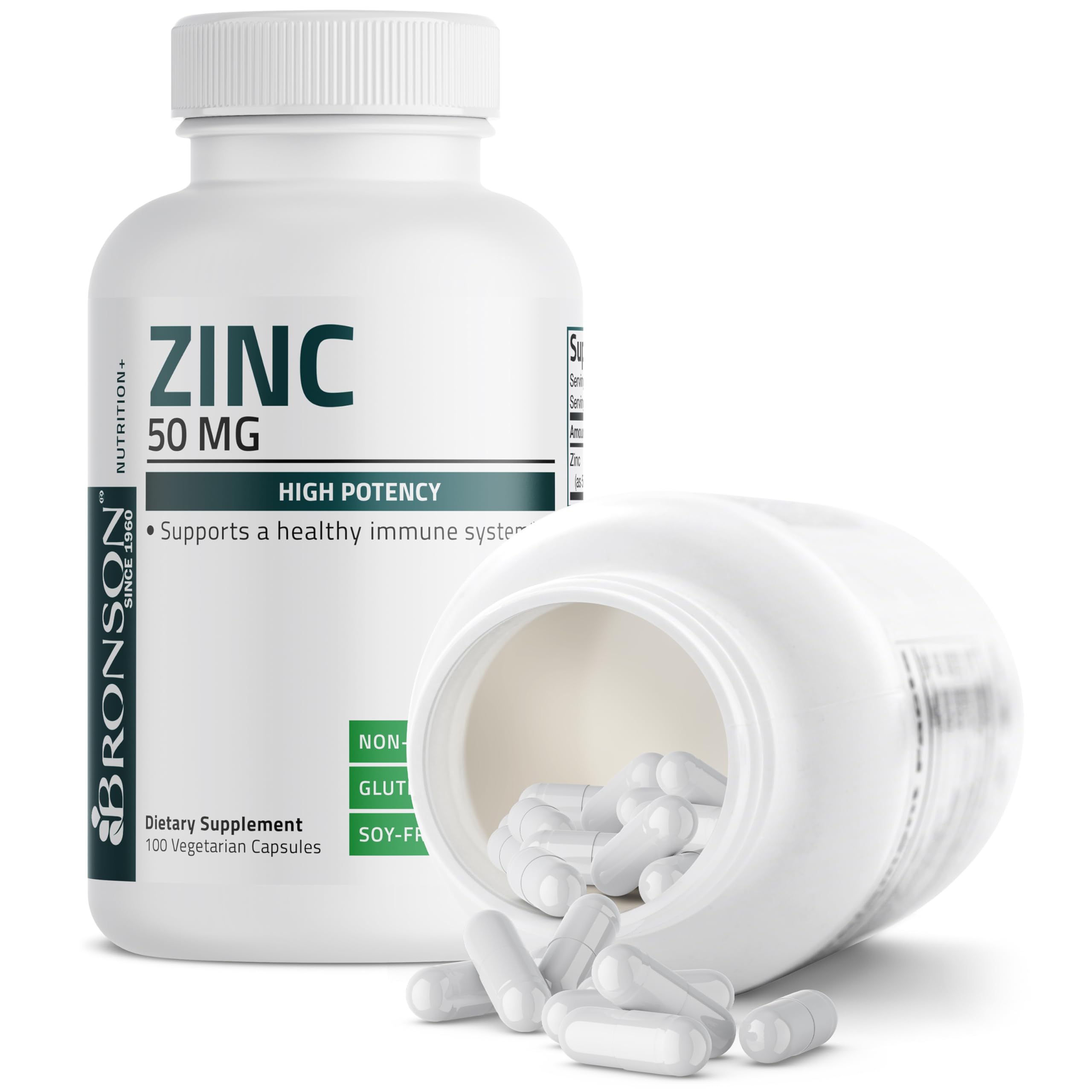 Composants zinc-picolinate et zinc-oxide pour absorption potentielle.