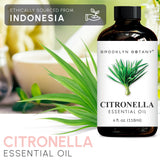 Brooklyn Botany Citronnelle – flacon ambré protège l'huile des UV