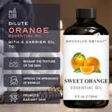 Brooklyn Botany huile orange se mélange facilement avec lavande citron et eucalyptus.