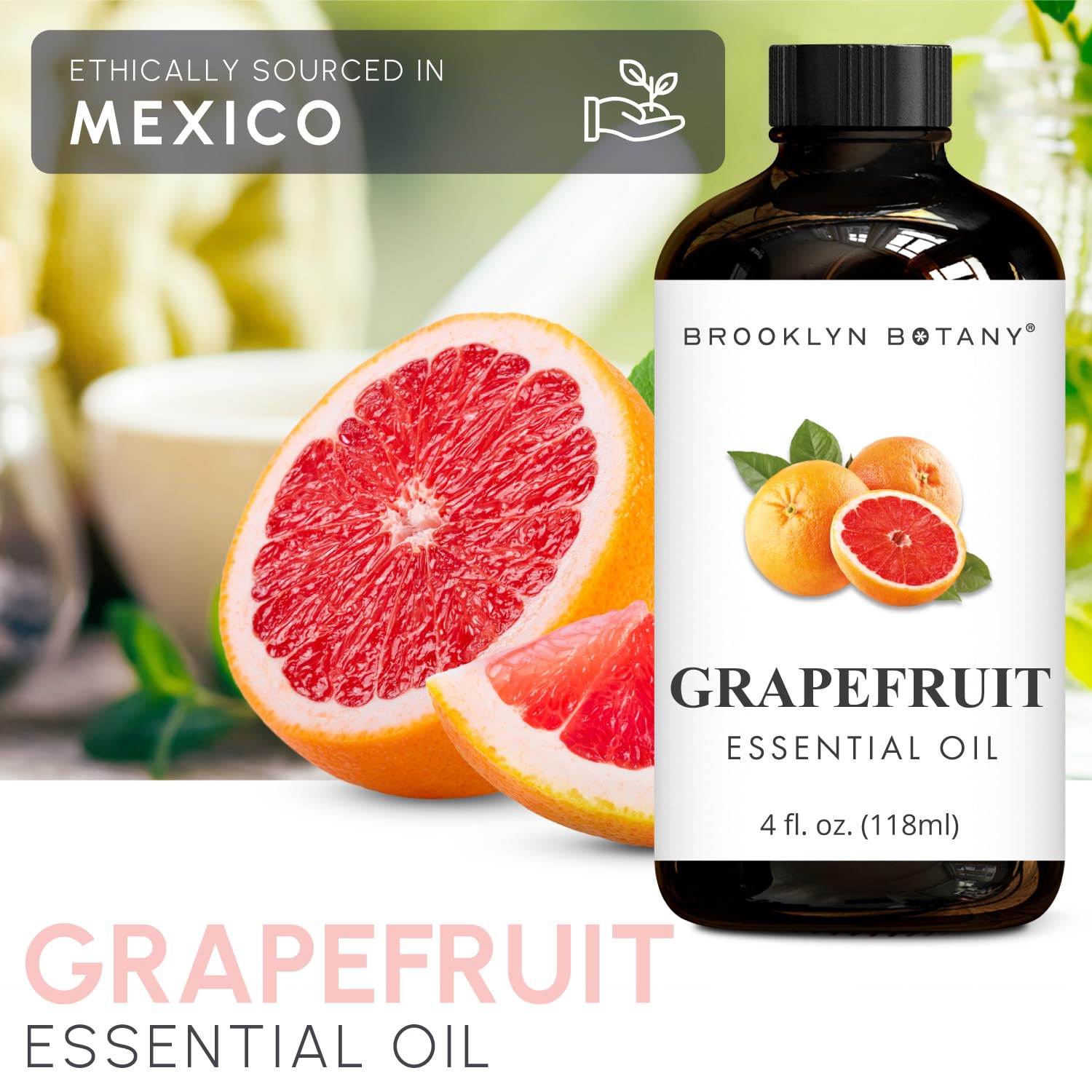 Brooklyn Botany Huile Pamplemousse – aromathérapie et utilisation relaxante.