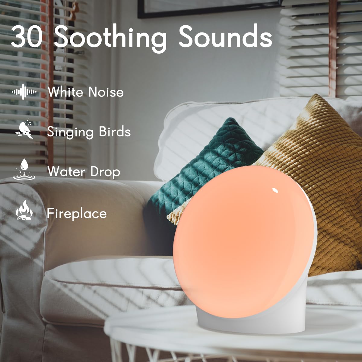 BrownNoise: lumière nocturne en 12 couleurs pour une ambiance relaxante.