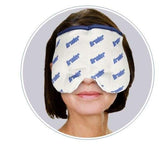 Bruder Sinus Compress applique autour des yeux et des sinus pour un usage relaxant.