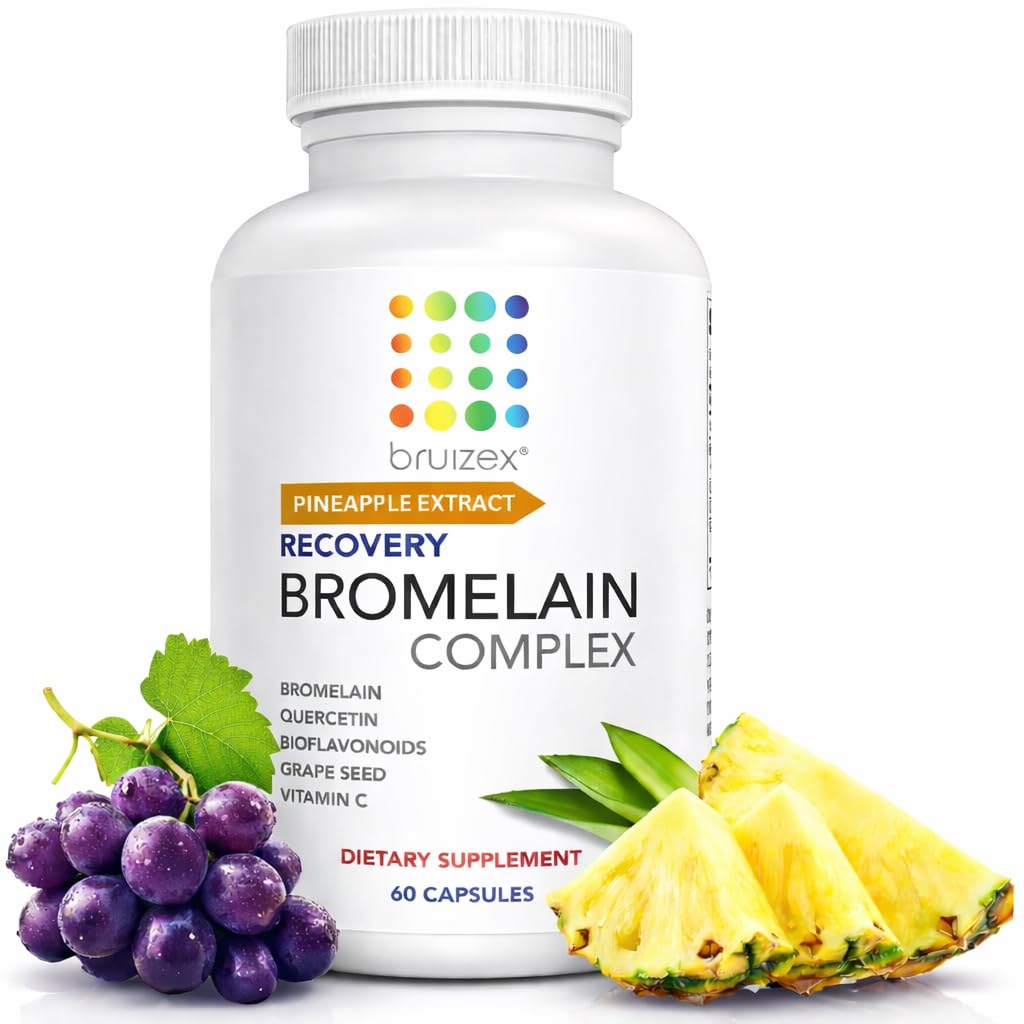 Bruizex: bouteille de capsules prête pour la récupération post-chirurgie.