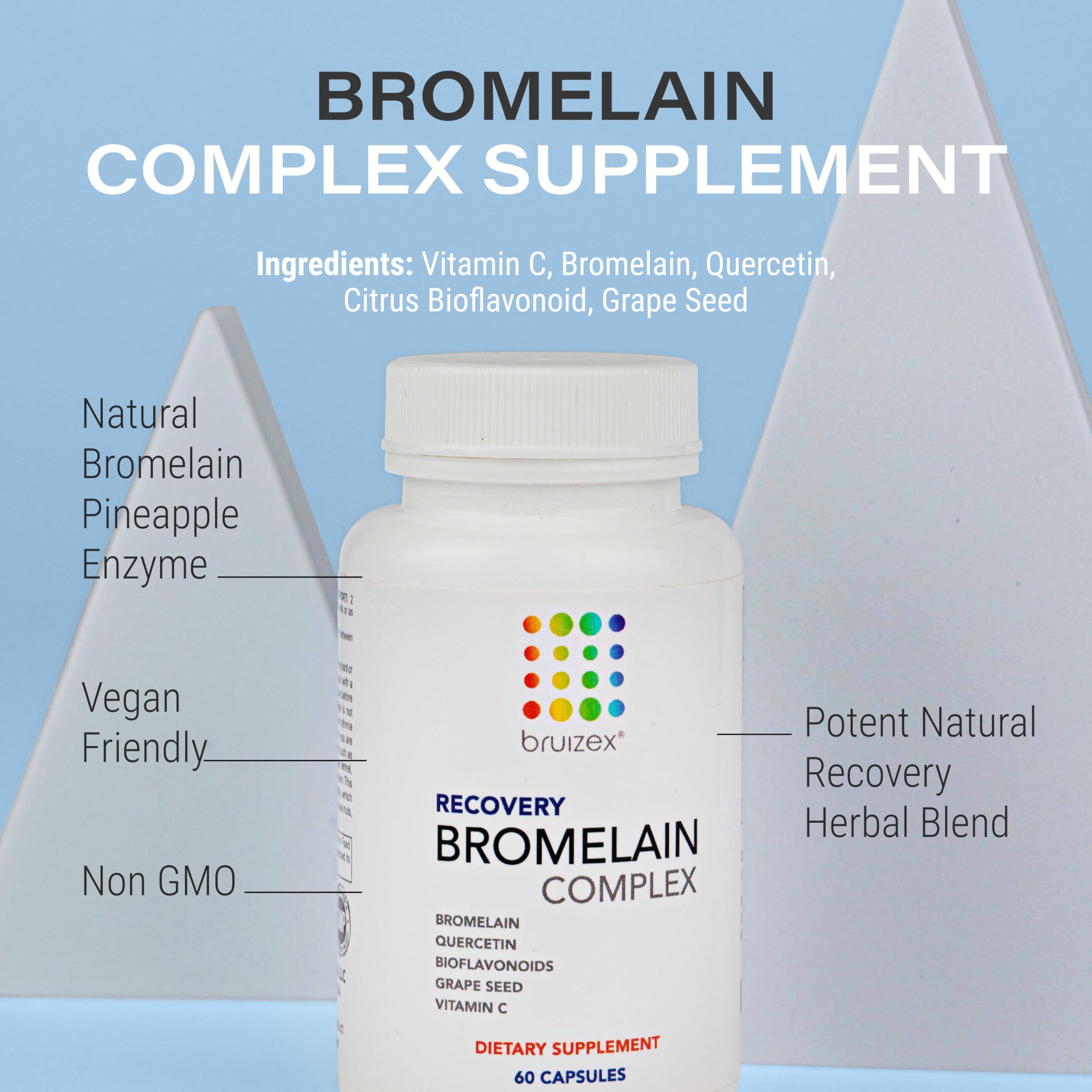 Mélange bromélaïne et quercétine Bruizex pour récupération possible.