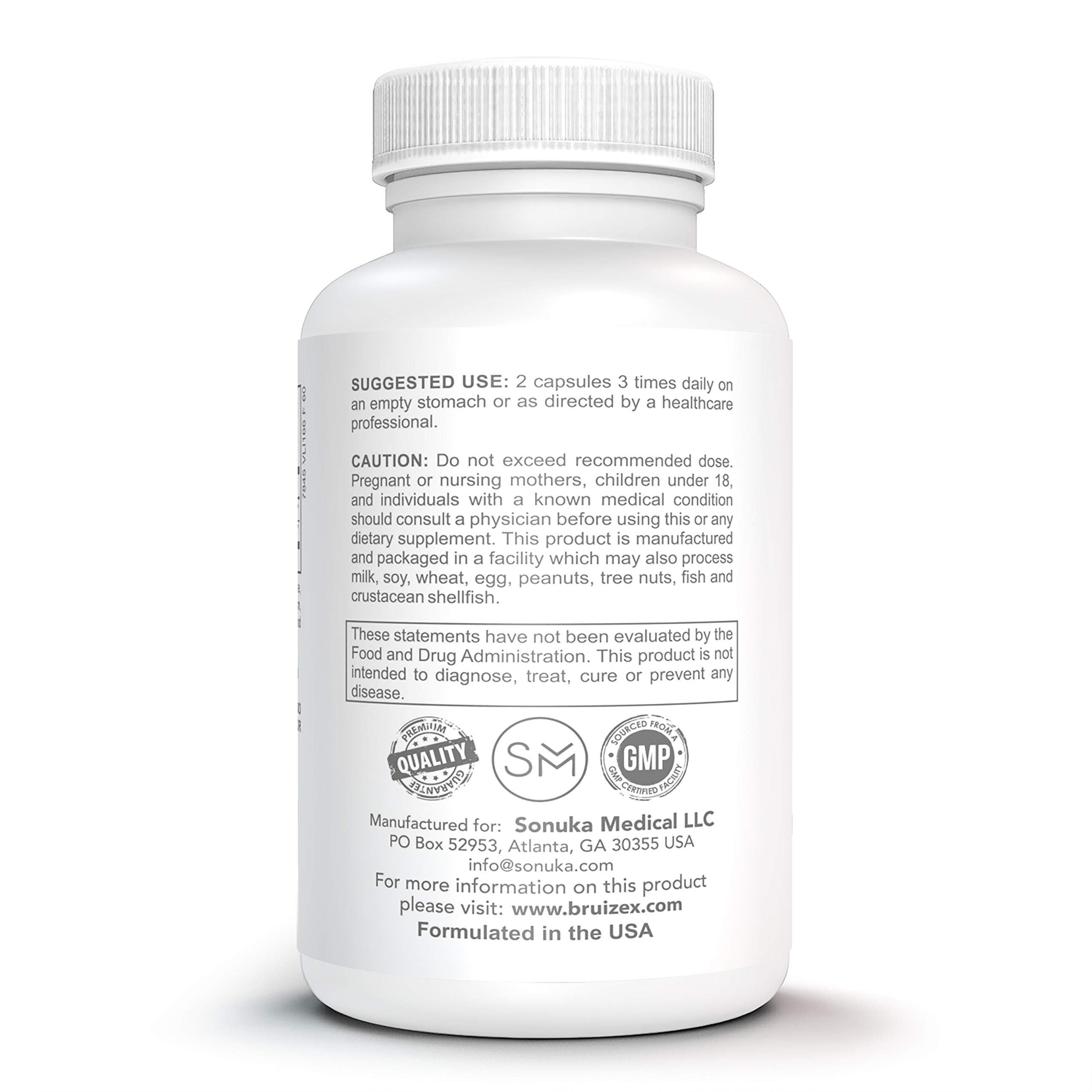 Bruizex Protéolytiques – étiquette: informations claires sur les ingrédients clés
