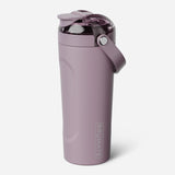 BrüMate MultiShaker Lilas Crépuscule avec couvercle magnétique ouvert pour mélanger rapidement