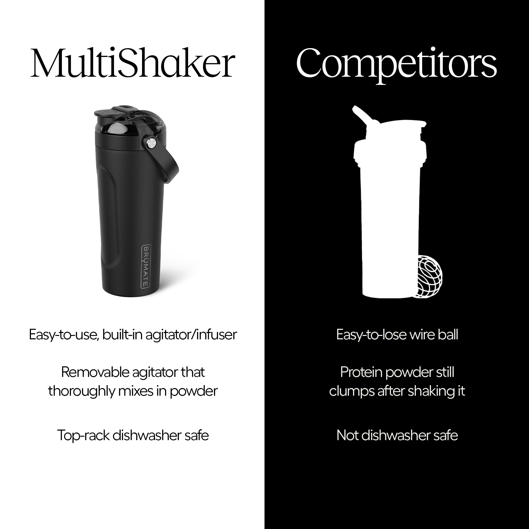 BrüMate MultiShaker Lilas Crépuscule isolation BevGuard pour garder le frais