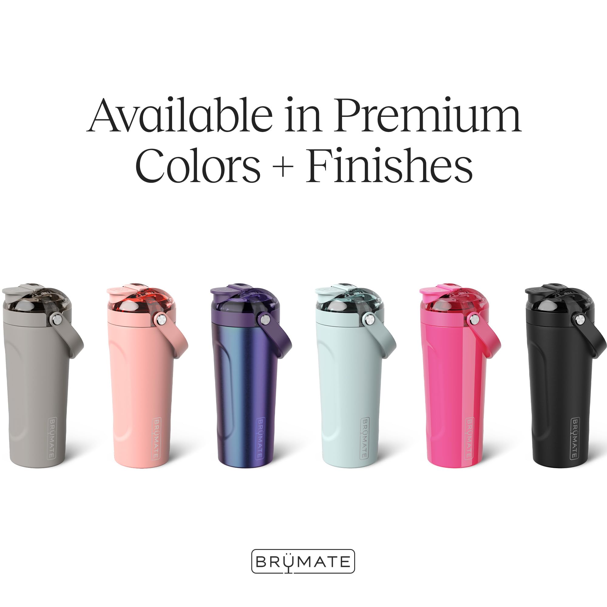 BrüMate MultiShaker Lilas Crépuscule montre l agitateur interne amovible pour dissolution sans grumeaux
