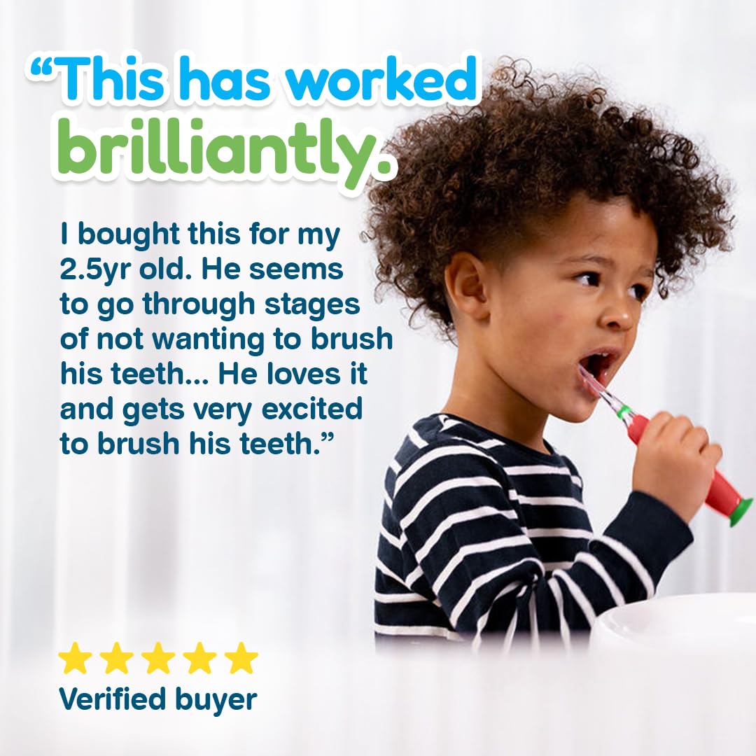 Brush-Baby KidzSonic format compact et portable pour les voyages.