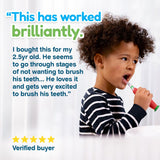 Brush-Baby KidzSonic format compact et portable pour les voyages.